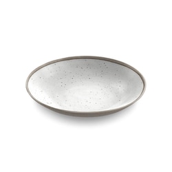 割れない食器 食洗機対応 White Bamboo Pottery （ホワイトバンブーポタリー） サービングボウル 直径約23cm アウトドア ケータリング バンブーメラミン食器 白 TT21827077