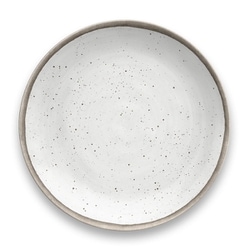 割れない食器 食洗機対応 White Bamboo Pottery （ホワイトバンブーポタリー） 大皿 ディナープレート 直径約27cm アウトドア ケータリング バンブーメラミン食器 白 TT21826872