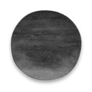 割れない食器 食洗機対応 Blackened Wood （ブラックンドウッド） 中皿 プレート 直径約22cm アウトドア ケータリング バンブーメラミン食器 黒 ブラック TT21825776