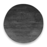 割れない食器 食洗機対応 Blackened Wood (ブラックンドウッド) 大皿 ディナープレート 直径約27cm アウトドア ケータリング バンブーメラミン食器 黒 ブラック TT21825677