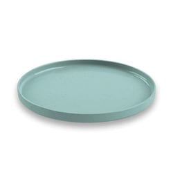 割れない食器 食洗機対応 Palermo （パレルモ） フラット中皿 プレート 直径約22cm アウトドア ケータリング バンブーメラミン食器 ナチュラルブルー TT20749577