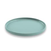 割れない食器 食洗機対応 Palermo (パレルモ) フラット中皿 プレート 直径約22cm アウトドア ケータリング バンブーメラミン食器 ナチュラルブルー TT20749577