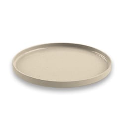 割れない食器 食洗機対応 Palermo （パレルモ） フラット中皿 プレート 直径約22cm アウトドア ケータリング バンブーメラミン食器 ナチュラルベージュ TT20749270