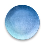 割れない食器 食洗機対応 OCEANIC OMBRE (オセアニックオンブル) 中皿 プレート 直径約22cm アウトドア ケータリング メラミン食器 青色 ブルー DN22913275