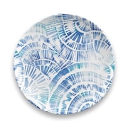 割れない食器 食洗機対応 COASTAL SCALLOPS (コウスタルスカロップ) 中皿 プレート 直径約22cm アウトドア ケータリング メラミン食器 青色 ブルー DN22912179