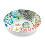 割れない食器 食洗機対応 SANDBAR BRIGHTS (サンドバーブライツ) サービングボウル 直径約20cm アウトドア ケータリング メラミン食器 白 DN22913770