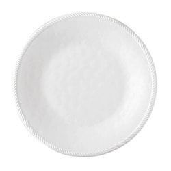 割れない食器 食洗機対応 Classic Rope （クラシック ロープ） 中皿 プレート 直径約22cm アウトドア ケータリング メラミン食器 白 TRV1085TSPW