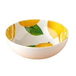 割れない食器 食洗機対応 Lemon Figural （フレッシュレモン） サービングボウル 直径約18cm アウトドア ケータリング メラミン食器 イエロー 黄色 TT20745777