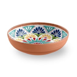 割れない食器 食洗機対応 Rio Medallion （リオメダリオン） サービングボウル 直径約20cm アウトドア ケータリング メラミン食器 白 PAN5080LBMB