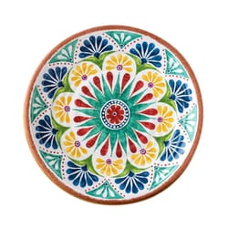 割れない食器 食洗機対応 Rio Medallion （リオメダリオン） 大皿 ディナープレート 直径約27cm アウトドア ケータリング メラミン食器 白 PAN1105DPMB