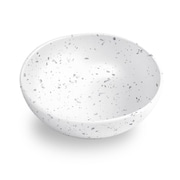 割れない食器 食洗機対応 Terrazzo (テラゾ) サービングボウル 直径約18cm アウトドア ケータリング メラミン食器 白 TCC5070MABWG