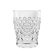 割れない食器 食洗機対応 HOBNAIL (ホブネイル) グラスタンブラー コップ 容量約414ml 高さ約11cm 重さ108g アウトドア ケータリング 樹脂製食器 透明 TT21847877