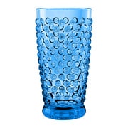 割れないグラス HOBNAIL(ホブネイル) ジャンボ グラスタンブラー 約590ml 約8×17cm アウトドア ケータリング 樹脂製食器 ブルー DK23988679