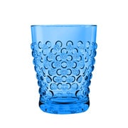 割れないグラス HOBNAIL(ホブネイル) グラスタンブラー コップ 約410ml 約9×11cm アウトドア ケータリング 樹脂製食器 ブルー DK23988778
