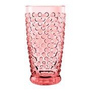 割れないグラス HOBNAIL(ホブネイル) ジャンボ グラスタンブラー 約590ml 約8×17cm アウトドア ケータリング 樹脂製食器 ピンク DK23989072