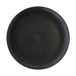 [ 自然由来 電子レンジ 食洗機対応 割れない食器 ] COUPE（クープ） 大皿 ディナープレート 27cm アウトドア ケータリング 自然由来の麦わら素材とプラスチック混合 食器 ブラック 黒 TMXDN1108MBL