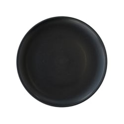 [ 自然由来 電子レンジ 食洗機対応 割れない食器 ] COUPE（クープ） 中皿 プレート 22cm アウトドア ケータリング 自然由来の麦わら素材とプラスチック混合 食器 ブラック 黒 TMXSL1085MSB