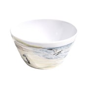 割れない食器 By THE SHORE(バイザショア) サラダボウル 皿 約20cm (深さ約8×径15cm) アウトドア ケータリング メラミン食器 白 DN24085484