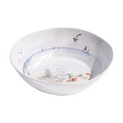 割れない食器 By THE SHORE(バイザショア) ボウル 大きい 皿 サービングボウル 約30cm (深さ約9×径31cm) アウトドア ケータリング メラミン食器 白 DN24085583