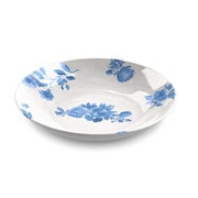 割れない食器 COTTAGE BLUE FLORAL(コテージブルーフローラル) サラダボウル 皿 約20cm (深さ約4×径22cm) アウトドア ケータリング メラミン食器 ロイヤルブルー DN23986279