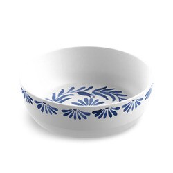 割れない食器 EDGE AZUL（アズール） サラダボウル 皿 約20cm （深さ約6×径18cm） アウトドア ケータリング メラミン食器 白 DN23987474