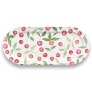 割れない食器 EDGE BERRIES(ベリーズ) 大皿 サービングプレート 約44×20cm アウトドア ケータリング メラミン食器 白 DN23987573