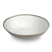 割れない食器 食洗機対応 White Bamboo Pottery(ホワイトバンブーポタリー) ボウル 大きい 皿 サービングボウル 約30cm (深さ約8×31cm) アウトドア ケータリング バンブーメラミン食器 白 TT21827176