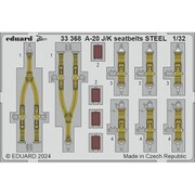 EDU33368 1/32 A-20J/K ステンレス製 シートベルト （HKモデル用） [プラモデル用パーツ]