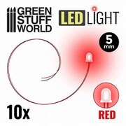 GSWD-3827 電飾基材 丸形非点滅 LEDライト 5mm レッド [プラモデル用パーツ]
