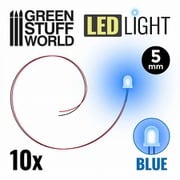 GSWD-3829 電飾基材 丸形非点滅 LEDライト 5mm ブルー [プラモデル用パーツ]