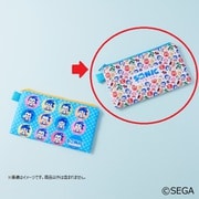 SONIC＆FRIENDS スクエアポーチ 総柄 [キャラクターグッズ]
