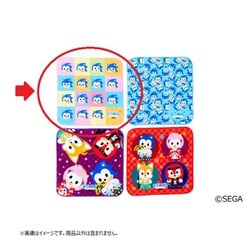 SONIC＆FRIENDS ハンドタオル A. ソニック マス目 [キャラクターグッズ]
