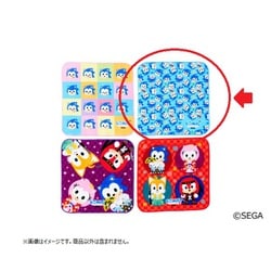 SONIC＆FRIENDS ハンドタオル B. ソニック 総柄 [キャラクターグッズ]