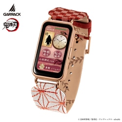 GARRACK ギャラック 鬼滅の刃 スマートウォッチ 竈門炭治郎モデル 心拍数 睡眠測定 西陣織 KY001-T ブランド直営店[レビュー特典あり]GARRACK スマート