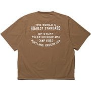 STRETCH RIP NYLON BAGGY S/S 241MCV0063 OLIVE Lサイズ [アウトドア カットソー メンズ]