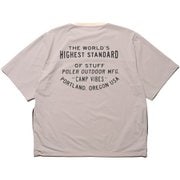 STRETCH RIP NYLON BAGGY S/S 241MCV0064 LGY Mサイズ [アウトドア カットソー メンズ]