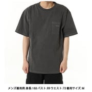 PRM PIGMENT DYE TEE 241MCV0157 ASH BLACK Mサイズ [アウトドア カットソー メンズ]