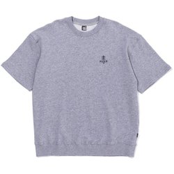 CAMPTIME BAGGY S/S CREW 241MCV0176 HEATHER GRAY Lサイズ [アウトドア カットソー メンズ]