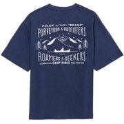 LABEL RELAX FIT TEE 241MCV0225 NAVY Mサイズ [アウトドア カットソー メンズ]