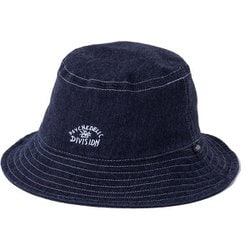 WASHED BUCKET HAT 241MCV0256 BLUE DENIM [ハット]