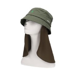 241152602 [WBSJ Neck Shield Hat オリーブ 防虫加工の日除けタレ付き]