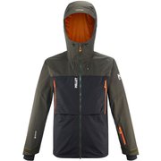 コズミック ゴアテックス 2L ジャケット COSMIC GTX 2L JKT M MIV10200 BLACK/DEEP JUNGLE N8624 Sサイズ(日本：Mサイズ) [スキーウェア ジャケット メンズ]