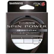 PL-N14P [PEライン スピンパワー テーパーちから糸EX4 12m 1.0-7号 ブラック]