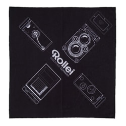 ピタット！ くっつくカメラクロス 48×48cm RolleiFLEX柄 RL-035-BK
