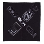 ピタット! くっつくカメラクロス 48×48cm RolleiFLEX柄 RL-035-BK