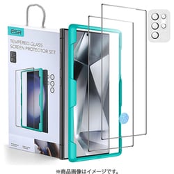 Galaxy S24 Ultra専用 5眼カメラレンズプロテクター＆スクリーンガラスフィルムセット ESR Tempered-Glass Screen ＆ Camera Lens Protectors Kit for Galaxy S24 Ultra - 2+1 Pack