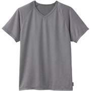 8301-0404 [コンフォートクール ラグランスリーブ Vネック メンズ グレー M]