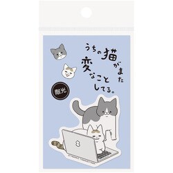 022052-52 [【限定】ステッカー うちの猫がまた変なことしている うち猫B]