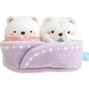 MO59301 すみっコぐらし 「しろくまのふるさと」テーマ ふたごぬいぐるみ しろくま（あかちゃん）＆しろくまのきょうだい（あかちゃん） [キャラクターグッズ]