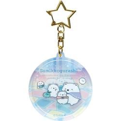 AB23102 すみっコぐらし 「しろくまのふるさと」テーマ シャカシャカアクリルキーホルダー [キャラクターグッズ]
